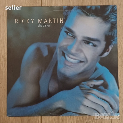 Ricky Martin ‎– She Bangs Maxi Single 12 Издание 🇩🇪 GERMANY 2000г Състояние на винила:NEAR MINT,пе