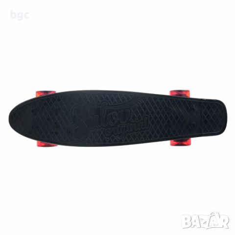 Нов Sulov-Клас Скейтборд Penny Board Sulov Venice, 22 инча, Черен/Червен Скейтборд, снимка 4 - Скейтборд, ховърборд, уейвборд - 46591583