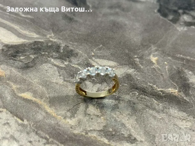 Златен пръстен 14к 3гр. Bulgari, снимка 11 - Пръстени - 50221293