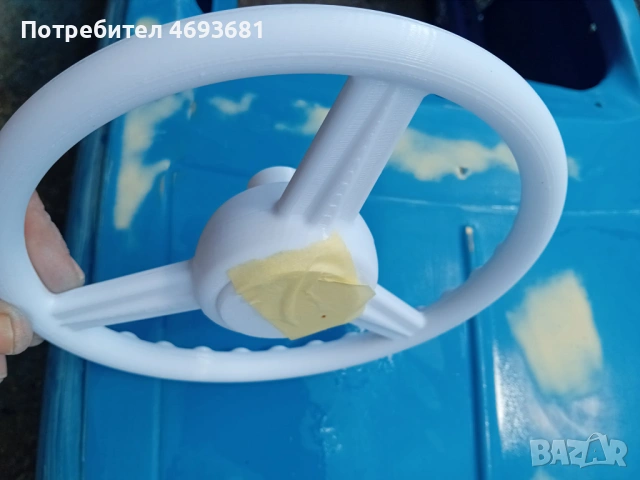 волан за москвич с педали , снимка 4 - Други ценни предмети - 54136925