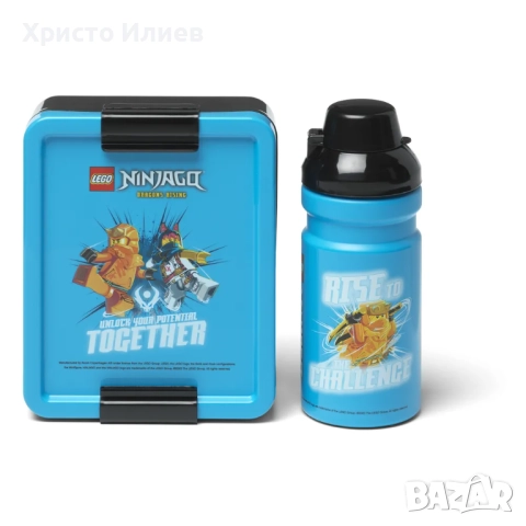 Кутия за храна и бутилка за вода Детски сет за обяд Lego Ninjago