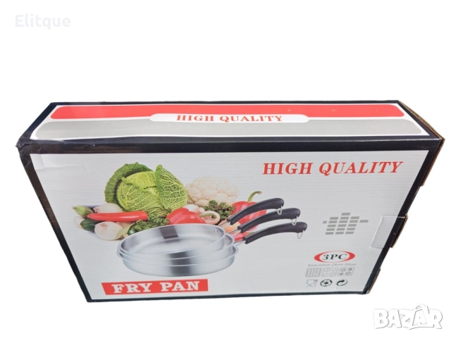 Супер здрави и качествени 3  броя тигани с дръжка 22/24/26 см., снимка 10 - Съдове за готвене - 52894821