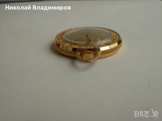  Rivo 1 долар швейцарски оригинален тип монета джобен арт деко часовник, снимка 13 - Мъжки - 49874260