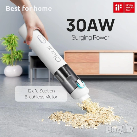 Прахосмукачка за кола Ofuzzi H8 Apex, преносима ръчна прахосмукачка с висока мощност 12000Pa, снимка 3 - Прахосмукачки - 53525780