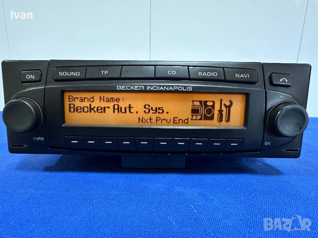 Продавам аудио плеър Becker Indianapolis BE7920, снимка 2 - Аксесоари и консумативи - 53703119