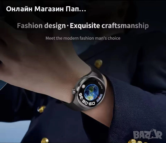 Смарт часовник LAXASFIT GT4 (2025) с AMOLED екран и NFC, снимка 4 - Смарт часовници - 52349395