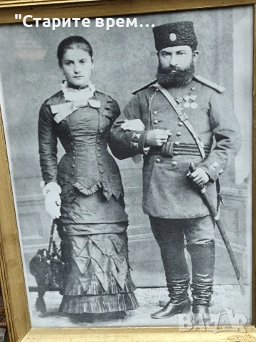 РЯДЪК ПОРТРЕТ на ОПЪЛЧЕНЕЦ с ИСТОРИЯ – 1882 г., снимка 2 - Други ценни предмети - 54102669