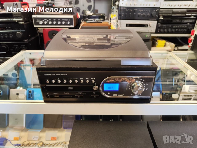 Turntable cd radio system / Грамофон с радио, диск, касета, usb и памет карта Model - TCD-983WEC  В , снимка 14 - Аудиосистеми - 50782582