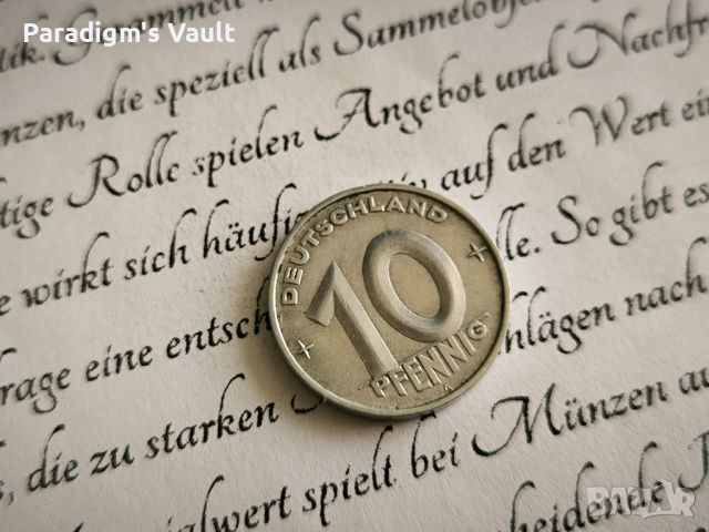 Монета - Германия - 10 пфенига | 1953г.; серия А