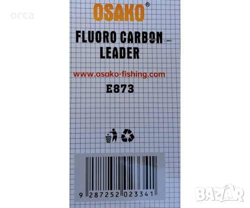 Повод за риболов на щука и бяла риба - флуорокарбон Osako Fluorocarbon 0.80, снимка 2 - Такъми - 44985136