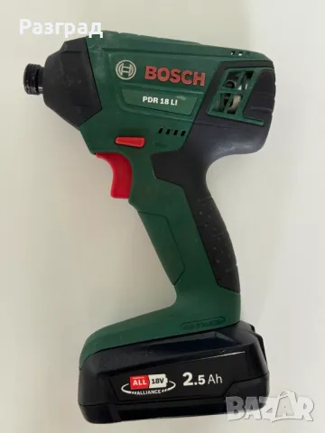 АКУМУЛАТОРЕН ВИНТОВЕРТ BOSCH PDR 18 Li, снимка 3 - Винтоверти - 47050897