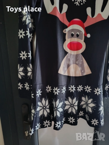S/M Коледна рокля, снимка 4 - Рокли - 52810642