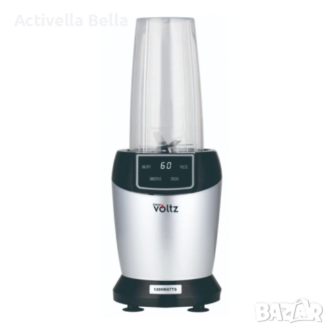 Мощен нутри блендер Oliver Voltz, 1200W с LED дисплей и 2 кани за смути (1000ml/800ml), снимка 8 - Блендери - 52938854