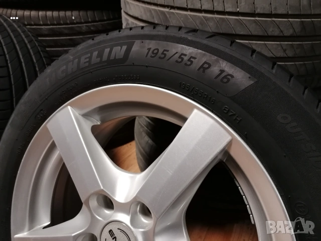 джанти 16 5х114,3 Toyota Honda Mazda Kia Hyundai Nissan Mitsubishi Suzuki с гуми 195/55/16 Michelin, снимка 13 - Гуми и джанти - 53800544