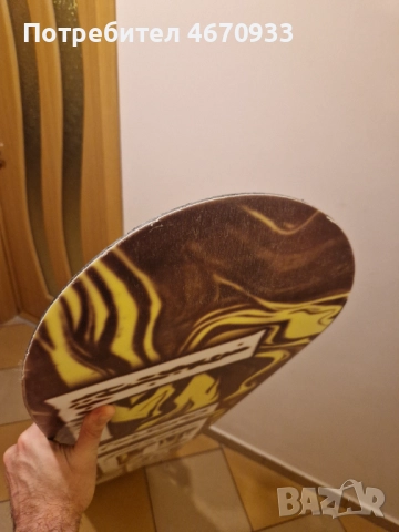 Сноуборд LIBTech Skate banana BTX 159 W, black/yellow Hybrid/rocker , снимка 5 - Зимни спортове - 52682766