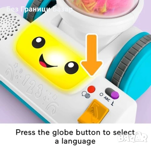 Нова Fisher-Price 2 в 1 детска прахосмукачка с музика, светлини 2+ деца, снимка 3 - Образователни игри - 53738666