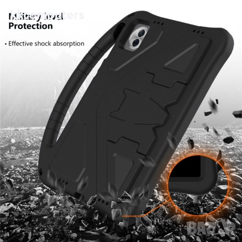 EVA Удароустойчив калъф за Honor Pad 10 | Протектор, Вградена стойка, Дръжка |Цвят: Черен, Син, Черв, снимка 10 - Калъфи, кейсове - 52085020