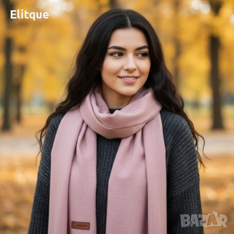 Луксозен кашмирен шал за зимата – Стил и комфорт всеки ден, снимка 4 - Шалове - 52749697