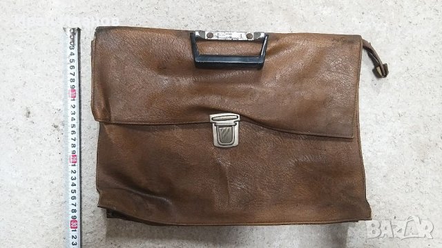 Ретро кожена чанта от СОЦА, снимка 6 - Антикварни и старинни предмети - 45829104