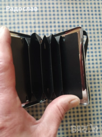 швейцарски метален портфейл , снимка 4 - Портфейли, портмонета - 54070195