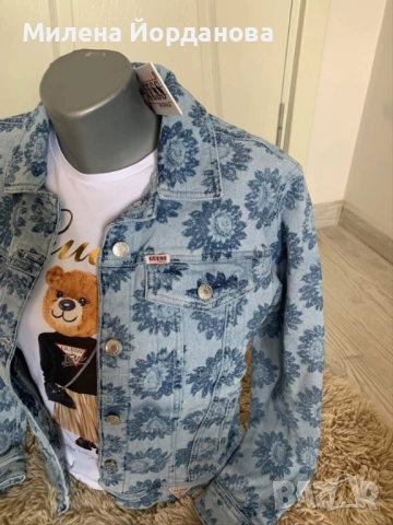 Дънково яке Guess , снимка 3 - Якета - 52323920