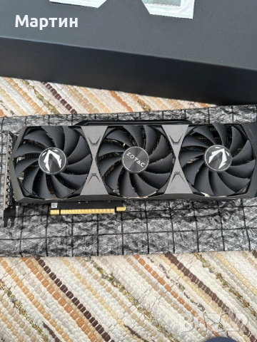 Видео карта Zotac GeForce RTX 3090 24GB, снимка 3 - Видеокарти - 53783394