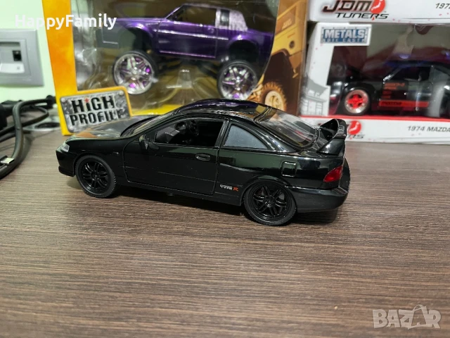 Мащабен модел Honda Integra Jada Toys 1995 Бързи и Яростни 1:24, снимка 4 - Колекции - 51148813