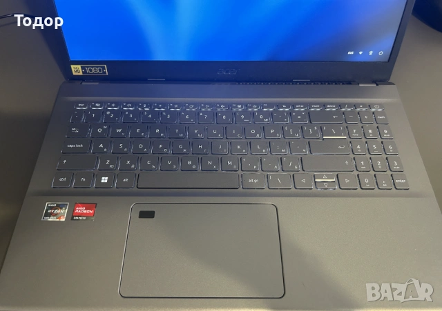 Използван сив лаптоп Acer Aspire 5 A515-47 / Ryzen 5 5625U / 32GB RAM / 512GB SSD, снимка 2 - Лаптопи за работа - 54083753