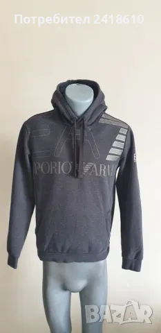 Emporio Armani EA7 Hoodie  Mens Size M ОРИГИНАЛ! Мъжки Суичер!, снимка 7 - Суичъри - 48214133