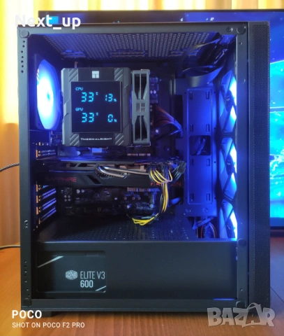 6 Ядрен Геймърски Компютър i5 8600K / RX 6700 XT