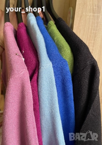 6 цвята дамска блуза с къс ръкав финно машинно плетиво големи размери , снимка 9 - Блузи с дълъг ръкав и пуловери - 51840203