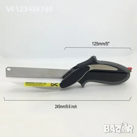 Нoж с дъска 2 в 1 SMART CUTTER /Clever Cutter, снимка 4 - Прибори за хранене, готвене и сервиране - 48136416