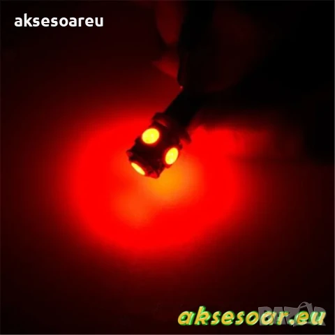 2 бр. нови Габаритни крушки BA9S 5 SMD 5050 Автомобилна LED вътрешна лампа крушка за номер и врата, снимка 10 - Аксесоари и консумативи - 50485147