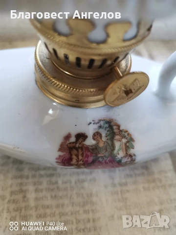 Порцеланови газени лампи , снимка 6 - Антикварни и старинни предмети - 52954210