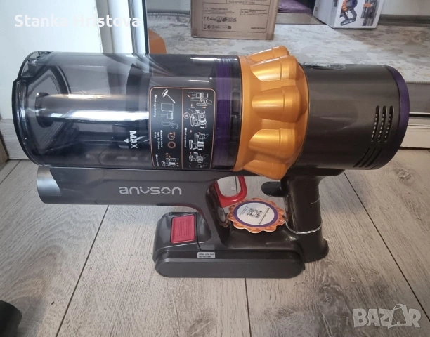 Акумулаторна правостояща прахосмукачка Anyson. , снимка 5 - Прахосмукачки - 53450067