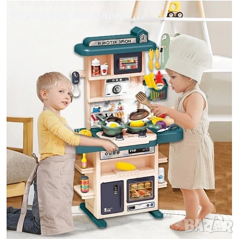 Интерактивна кухня 43в1 с течаща вода звуци и светлини