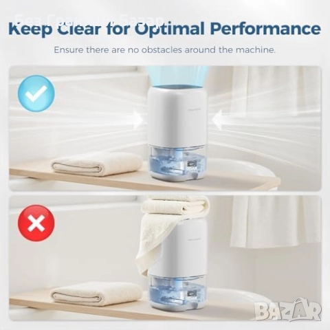 Нов Портативен обезвлажнител 1000 мл за дом, спалня, баня и гардероб, снимка 9 - Други стоки за дома - 52495967