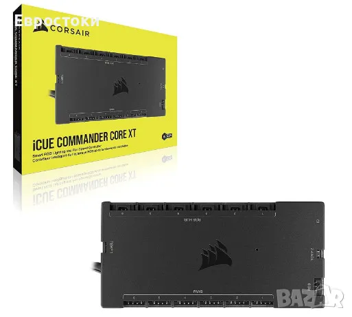 Контролер за вентилатори Corsair iCUE Commander Core XT RGB (CL-9011112-WW) Цифровият контролер , снимка 7 - Други - 47056715