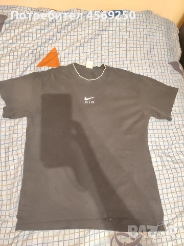 Мъжка спортна тениска Nike air oversize размер М, снимка 2 - Тениски - 53906207