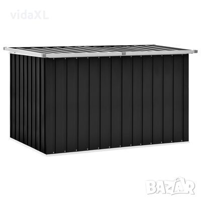 vidaXL Градински сандък за съхранение, антрацит, 149x99x93 см（SKU:46267, снимка 1