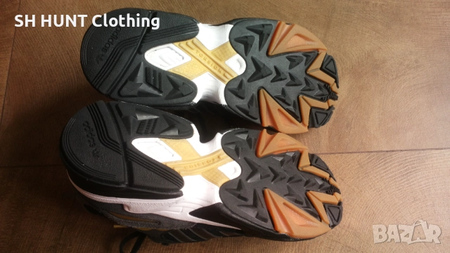 Adidas Yung-96 J Black Gray Gold Размер EUR 38 / UK 5 дамски детски маратонки 174-14-S, снимка 11 - Детски маратонки - 52652184