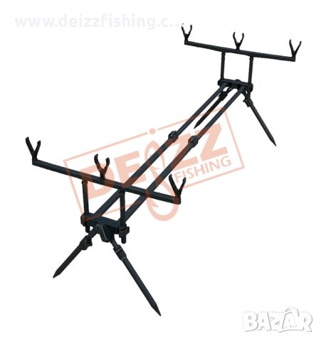  СТОЙКА ЗА 3 ВЪДИЦИ HORIZON POD ROD POD, снимка 4 - Такъми - 45451820