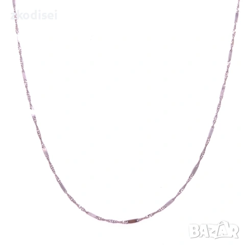 Златен синджир 1,49гр. 44,5см. 14кр. проба:585 модел:37610-5, снимка 2 - Колиета, медальони, синджири - 54068515