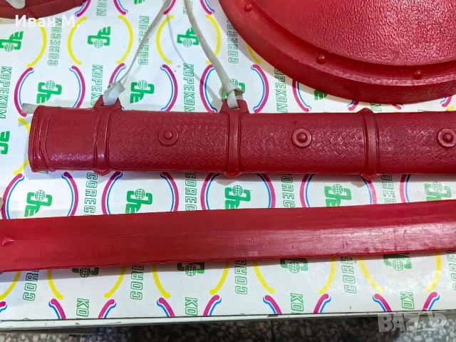 Стар пластмасов комплект "РИЦАР" , снимка 8 - Антикварни и старинни предмети - 52520447