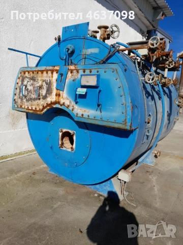 Парен котел ПКН 1, 1000 кг. пара на час, с две отделни горелки, снимка 2 - Други машини и части - 52231461