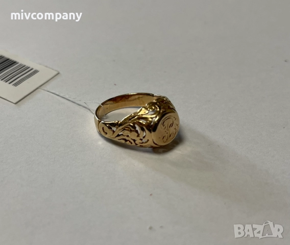 Златен пръстен 3.94гр., снимка 4 - Пръстени - 52615392