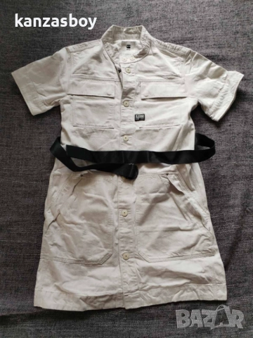 g-star shirt dress short sleeve - страхотна дънкова рокля НОВА БЕЗ ЕТИКЕТИ С, снимка 7 - Рокли - 51912764