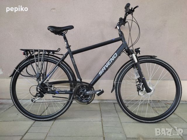 Продавам колела внос от Германия  алуминиев градски велосипед SAVENO EXETER 28 цола хидравлика диск, снимка 1 - Велосипеди - 46302663