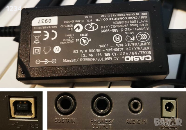 синтезатор клавир CASIO CTK-2100 пиано с 5 октави плътни клавиши и USB, снимка 7 - Синтезатори - 52254070