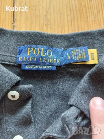 Мъжка тениска на Ralph Lauren Polo Custom slim fit L , снимка 2 - Тениски - 50436101